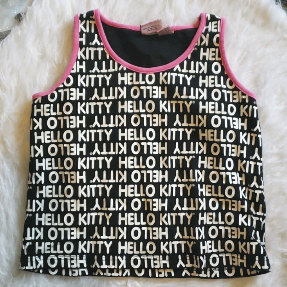 Hello Kitty Pink Print Top